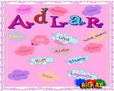 Adların mənası