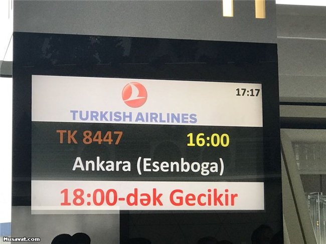 Bakı-Ankara reysi bu qadına görə təxirə salındı - FOTOLAR