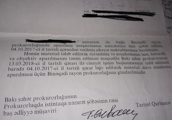 Azərbaycanda 24 yaşlı oğlan facebookda tanış olduğu qızı evinə aparıb zorladı - FOTOLAR