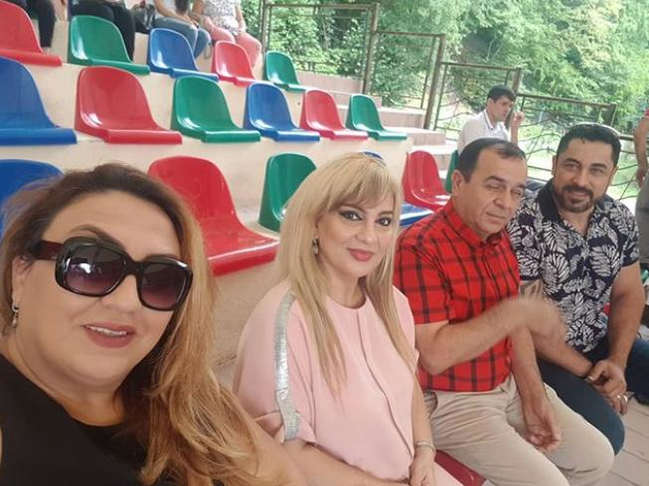 Nüşabə Ələsgərli özündən yaşca kiçik əri ilə - Fotolar