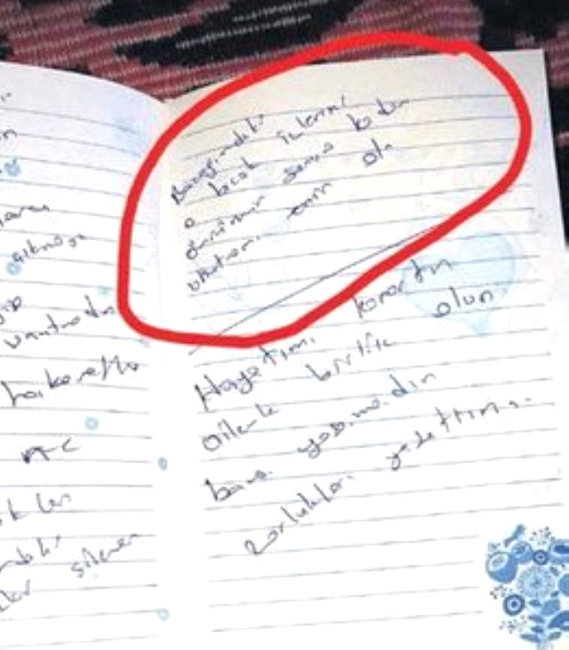 Kəndirdən asılı halda tapılan Mədinənin günlüyü ortaya çıxdı: Əri... - FOTOLAR