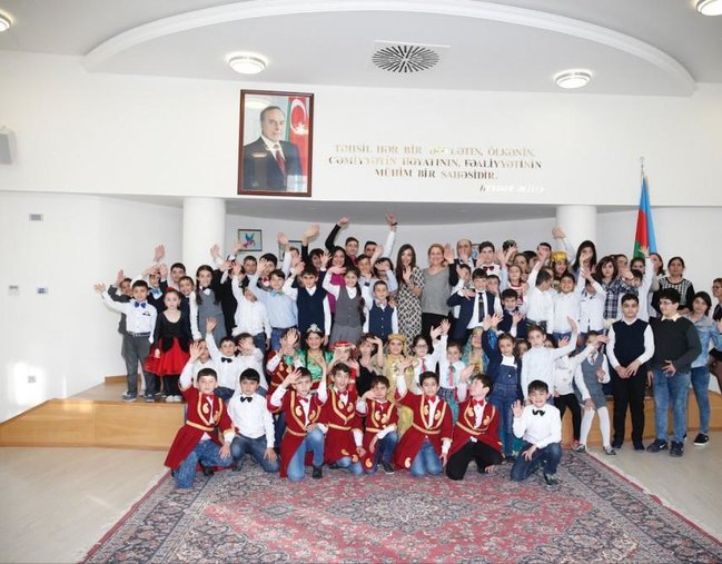 Leyla Əliyeva internat məktəbində - FOTOLAR