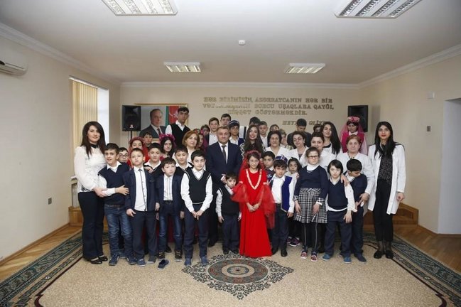 Leyla Əliyeva internat məktəbində - FOTOLAR