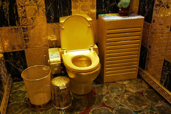Dünyanın ən bahalı tualeti - 19 milyon dollar FOTO