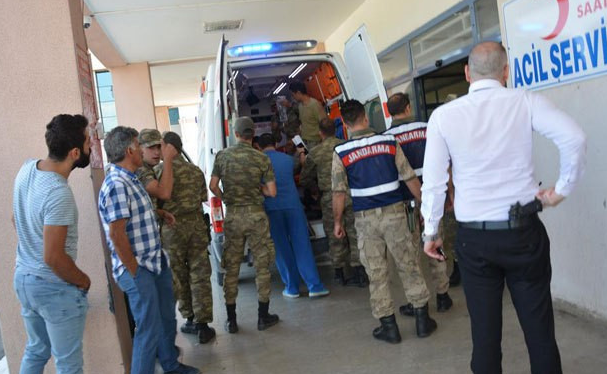 Sərhəddə PARTLAYIŞ: 5 hərbçi yaralandı
