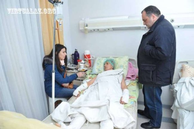 Polislərin döydüyü qadın özünü 3-cü mərtəbədən atdı: 