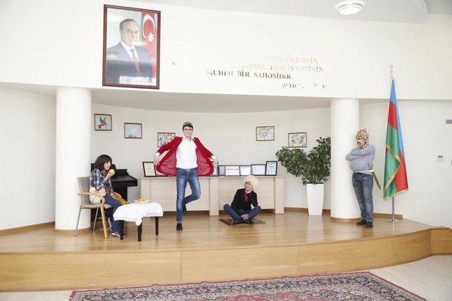 Leyla Əliyeva internat məktəbində - FOTOLAR