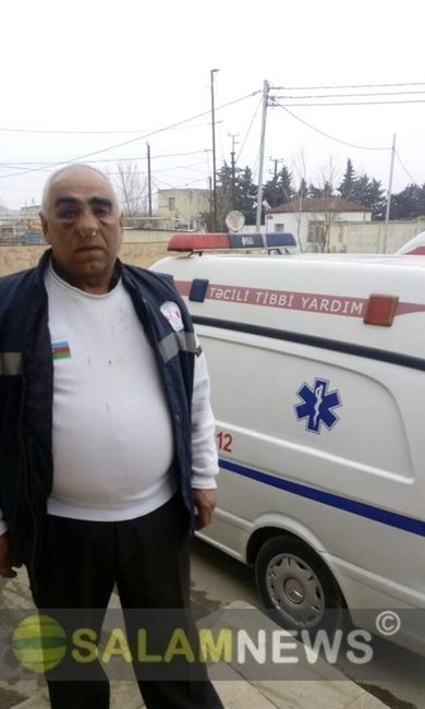 Təcili tibbi yardım stansiyasının əməkdaşını döyüb bu hala saldılar - FOTO