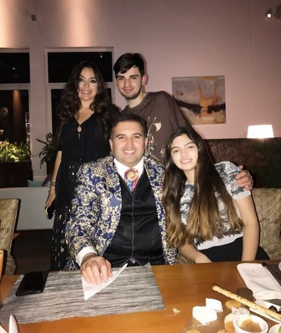 Hacı Nuran prezident ailəsi ilə bir arada - FOTOLAR
