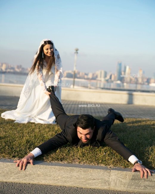 Subay oğlana ərə gedəcəyi deyilən Damlanın gəlinlikdə FOTOSU