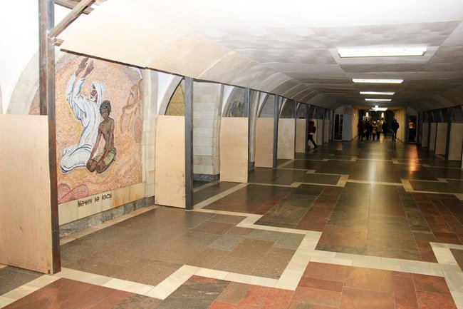 Sərnişinlərin NƏZƏRİNƏ: Bakı metrosunun bu stansiyasında təmir gedir - FOTOLAR