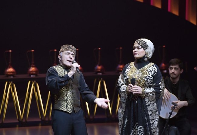 Prezident və ailəsi İslam oyunları ilə bağlı tədbirdə - FOTOLAR