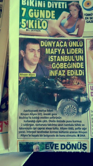 Lənkəranskinin ölüm xəbəri Türkiyə mətbuatını silkələdi - FOTOLAR