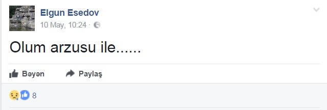 Neft şirkətinin əməkdaşı dəhşətli status yazıb, özünü binadan atdı – FOTOLAR