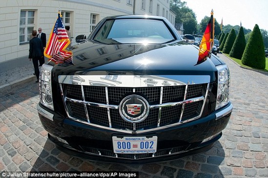 Barak Obamanın avtomobili - FOTOLAR