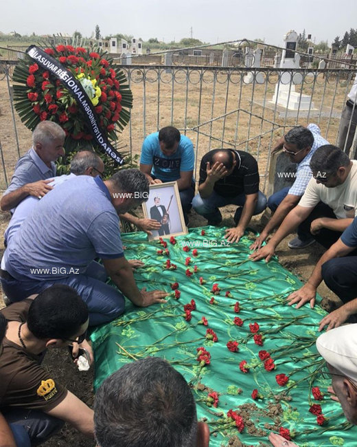 Xərçəngdən vəfat edən əməkdar artist torpağa tapşırıldı - ÖZƏL FOTOLAR