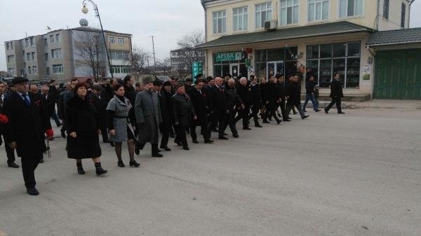 Soyqırım abidəsinə yürüş başladı FOTOLAR