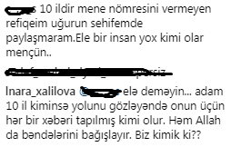 Röyaya "Ömür boyu paltarlarımı" geyinmisən" deyən Elnarə yazışmaları yaydı
