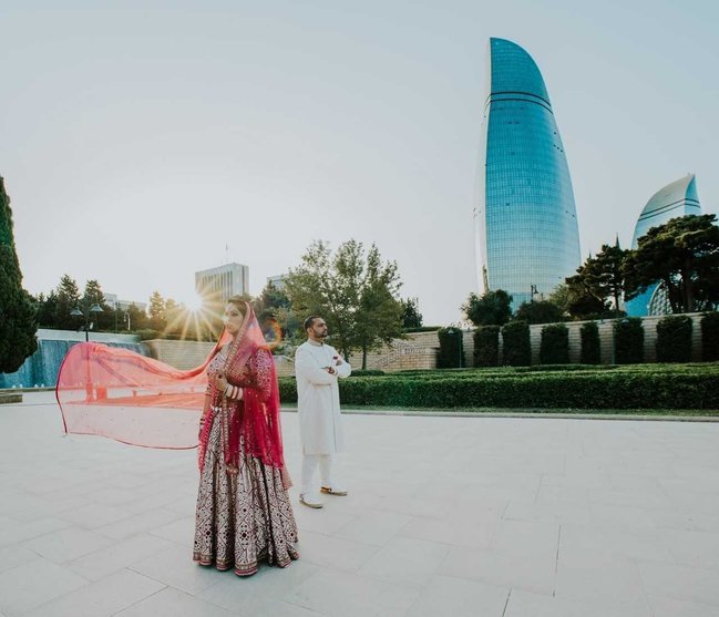 Bakıda 4 gün davam edən Hindistan toyu - Fotolar