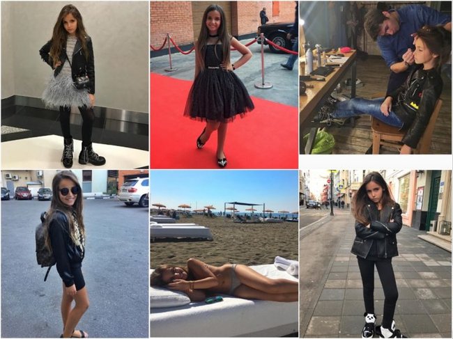 10 yaşlı qızın kübar həyatı və sevgilisi - FOTOLAR