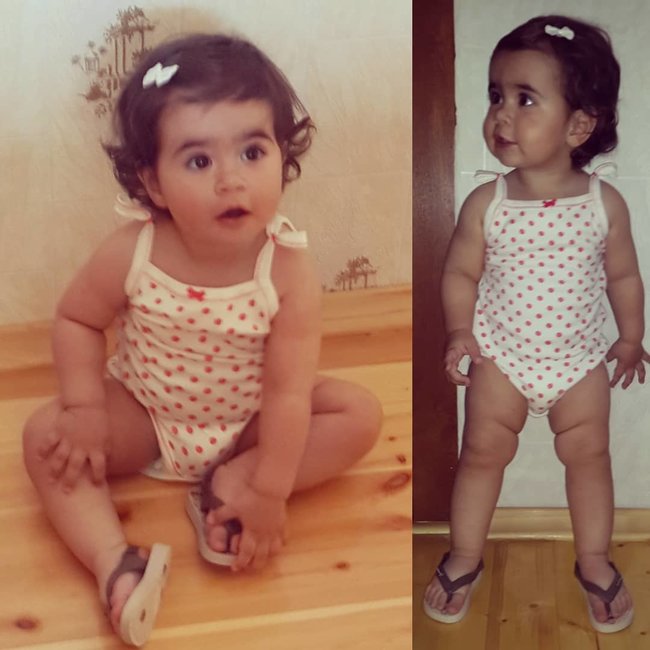 Bu da Zaurla Günayın 11 aylıq qızı - FOTOLAR