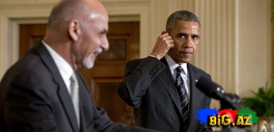 Obama Əfqanıstan prezidentinin soyadını yadından çıxartdı