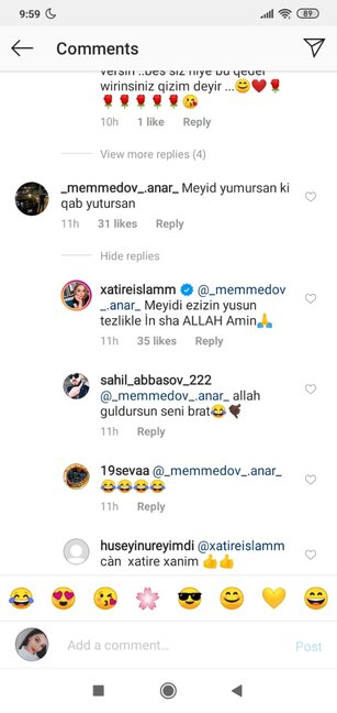 Xatirə izləyicisinə qarğış etdi: