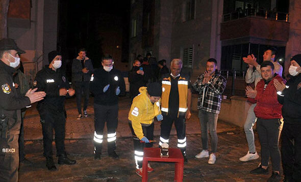Hadisə yerinə çağırılan polislərə sürpriz - FOTO