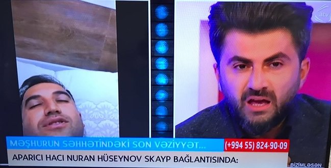 Hacı Nuranın xəstəxanadan görüntüləri yayıldı: "Yaxşı deyiləm..." - VİDEO