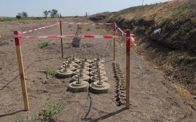 "Araz Vadisi İqtisadi Zonası" Sənaye Parkının ərazisi minalardan tam təmizlənib