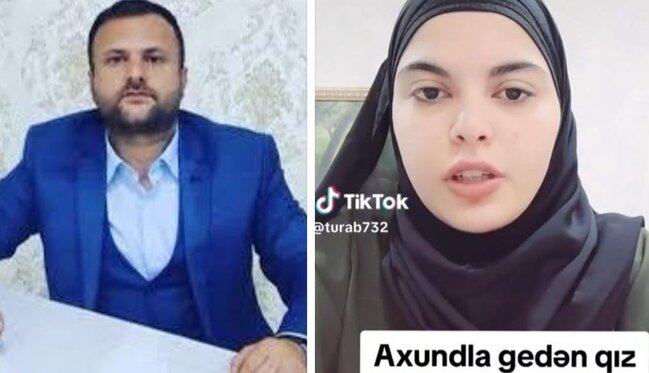 Axundla qaçan qızdan ŞOK açıqlama: "Ailəmin işgəncəsinə görə…" - VİDEO