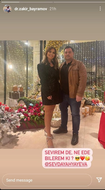 Həyat yoldaşından Sevda ilə bağlı paylaşım - FOTO