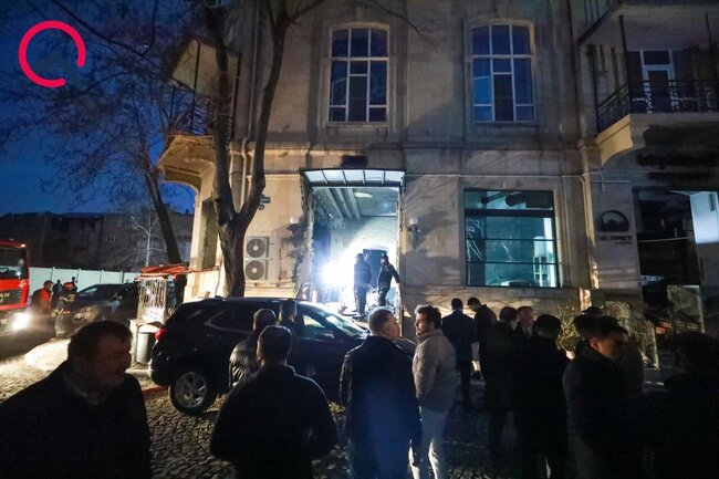 Partlayışdan geriyə qalan mənzərə... - FOTOlar