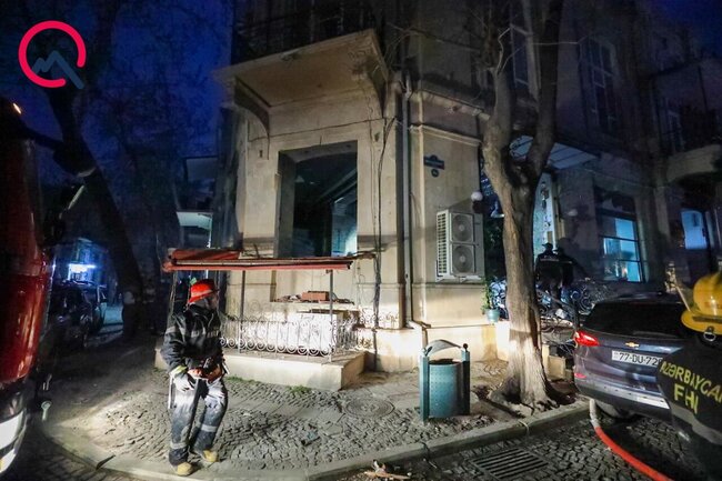 Partlayışdan geriyə qalan mənzərə... - FOTOlar