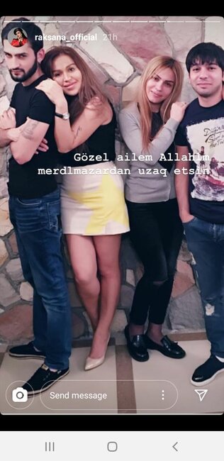 Bu da Rəqsanənin özünə oxşayan bacısı - FOTO