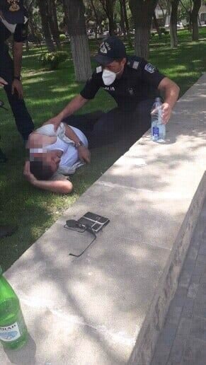 Bakıda küçədə başından və qulağından qan axan kişi aşkarlandı - FOTO