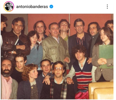 Antonio Banderas nostalji anlarını bölüşdü