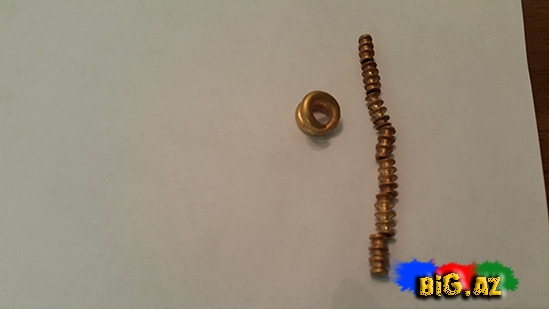 Eramızdan əvvələ aid qızıl əşyalar tapılıb