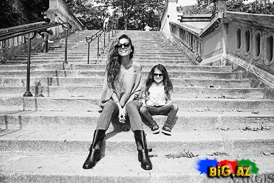 Aida Mahmudova və qızı Parisdən - FOTO