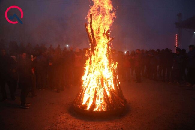Şuşada Novruz tonqalı qalandı - FOTO