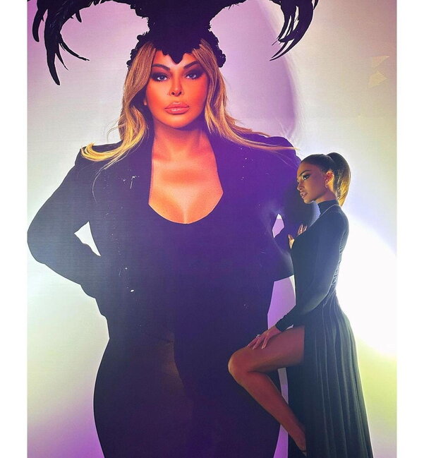 Pərvin dərin yarıqlı libası ilə GÜNDƏMDƏ - FOTOLAR