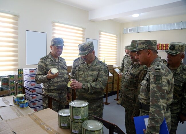 Cəbhəboyu zonada daha bir hərbi hissə istifadəyə verilib - VİDEO