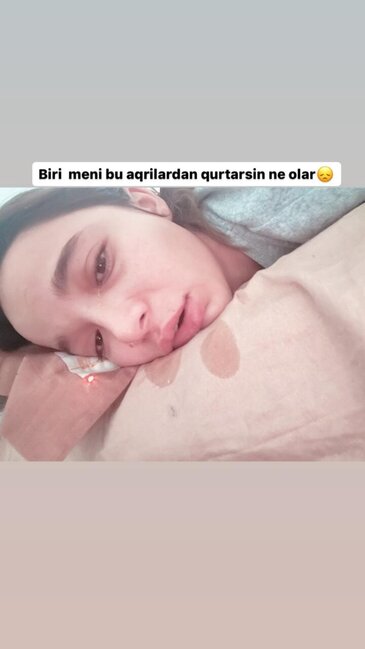 Azərbaycanlı model çıxılmaz vəziyyətdədir: "Məni bu ağrılardan qurtarın..."