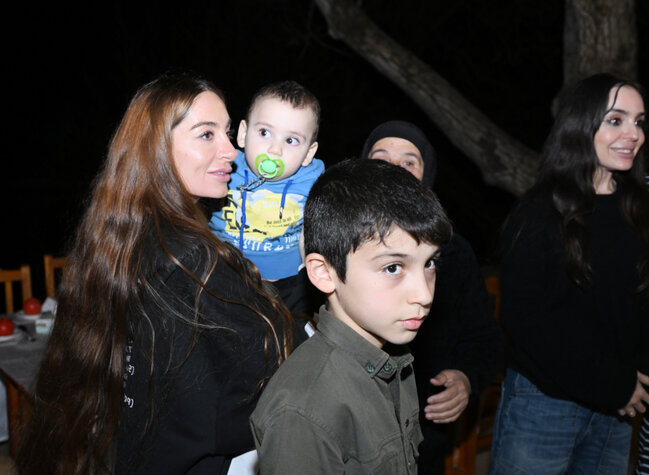 Prezidentin qızları Pəncəli Teymurovun evində - Fotolar