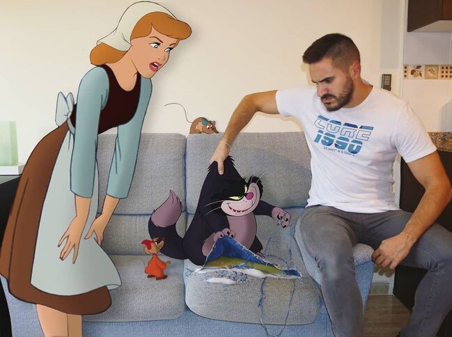 Disney personajları ilə "dostlaşan" Samuel sizi nağıllar aləminə aparacaq - FOTO