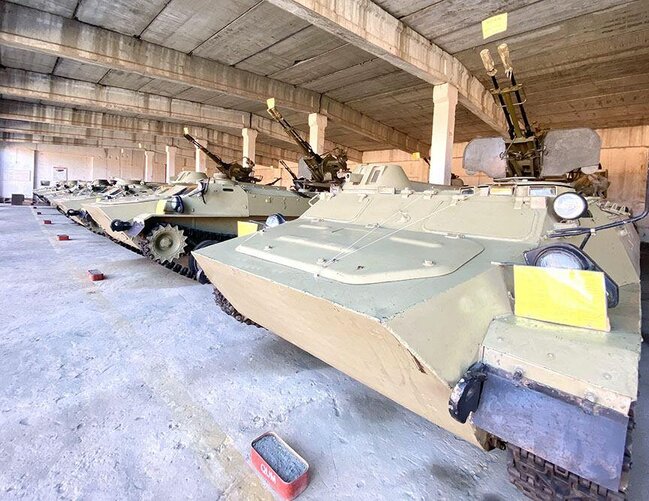 Müdafiə naziri bu bazanın döyüş hazırlığını yoxladı - FOTO