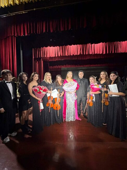 Xalq artisti Fidan Hacıyeva Naxçıvanda konsert və ustad dərsləri verib