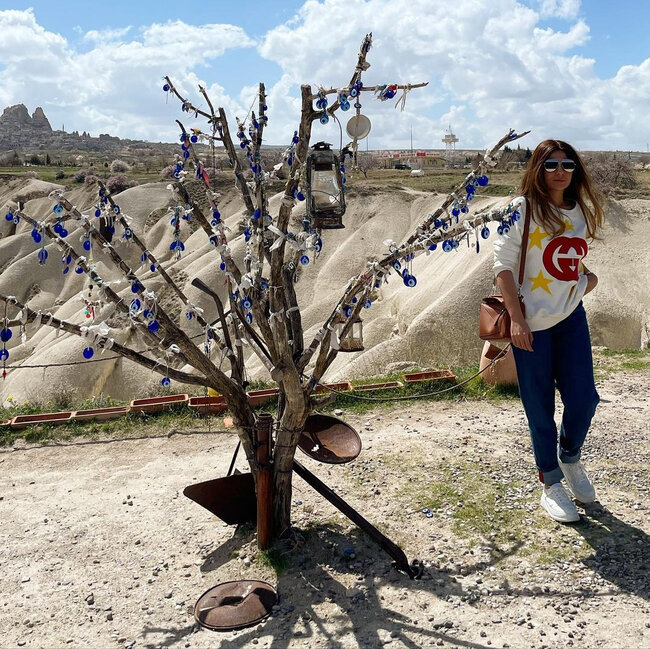 Kappadokiyaya gedən Gülay Zeynallı "Asmalı Konak"da - FOTO/VİDEO