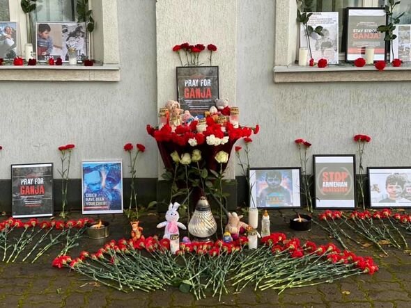 Estoniyada Gəncə terrorunun qurbanları anıldı - FOTO