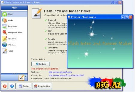 Aleo Flash Intro Banner Maker v2.8.111